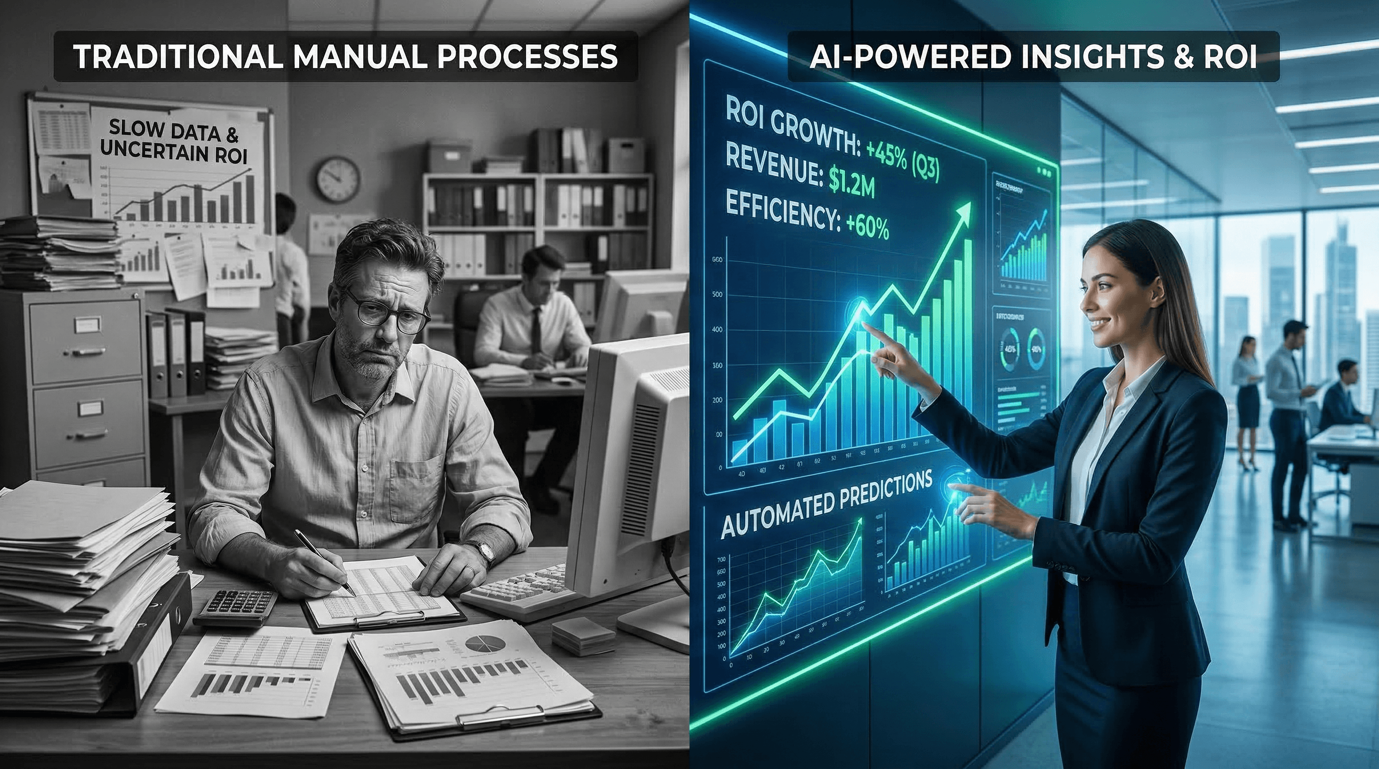 Il ROI dell'implementazione AI: numeri reali dalle aziende svizzere